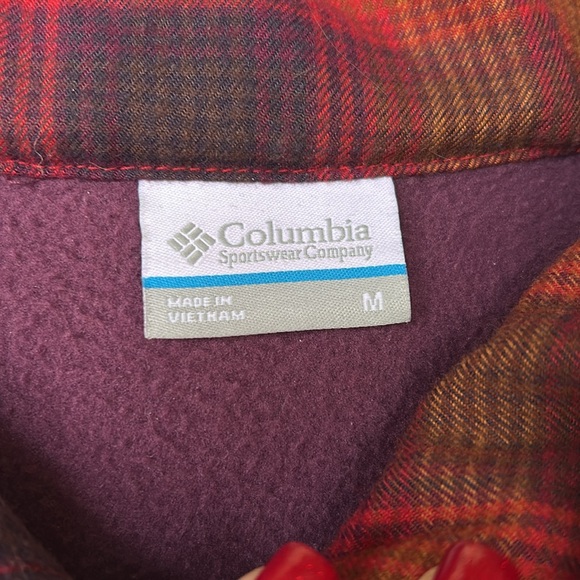 Like new Columbia fleece zip up hoodie - Picture 3 of 5